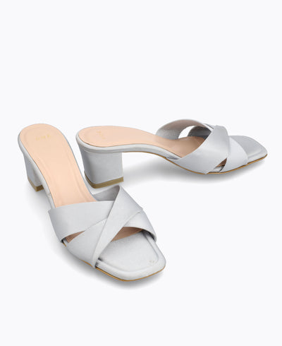 Melanie Heel Sandals - Blue