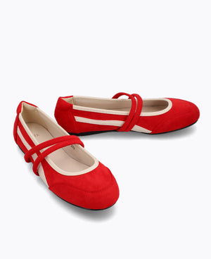 Mika Ballerina Sneaker - Red