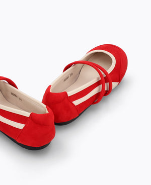 Mika Ballerina Sneaker - Red