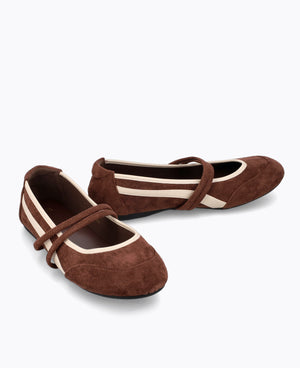 Mika Ballerina Sneaker - Brown