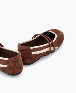 Mika Ballerina Sneaker - Brown