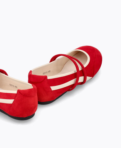 Mika Ballerina Sneaker - Red
