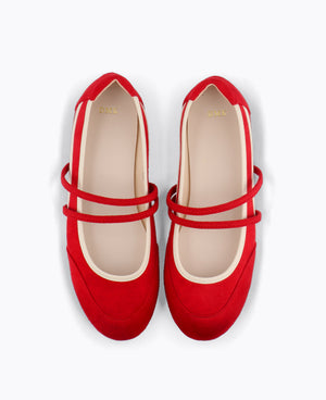 Mika Ballerina Sneaker - Red