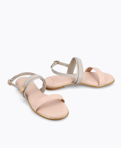 Nola Strappy Flat Sandals - Multi