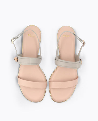 Nola Strappy Flat Sandals - Multi