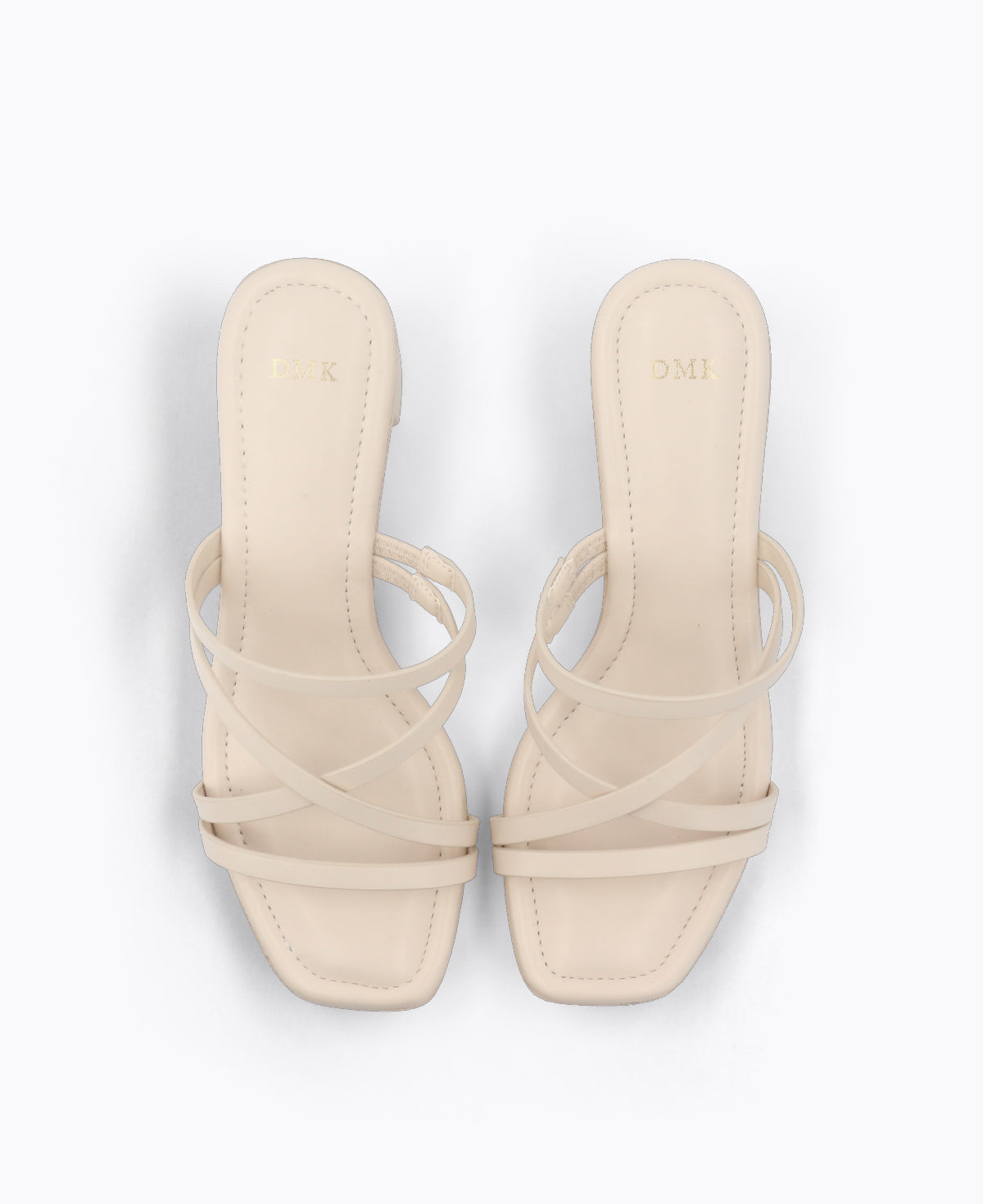 Polly Platform Heel Sandals - Beige