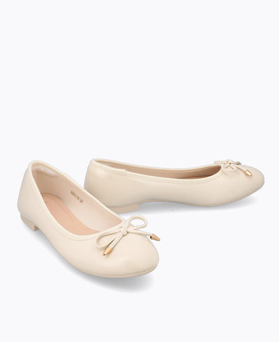 Twila Ballerina Flats - Beige