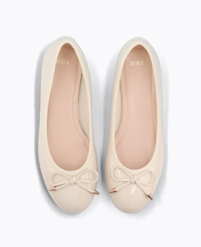 Twila Ballerina Flats - Beige