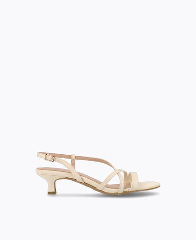 Yuki Heel Sandals - Beige