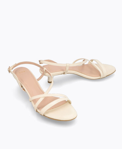 Yuki Heel Sandals - Beige