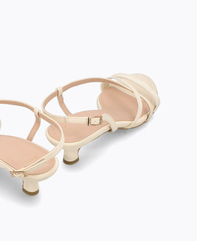 Yuki Heel Sandals - Beige