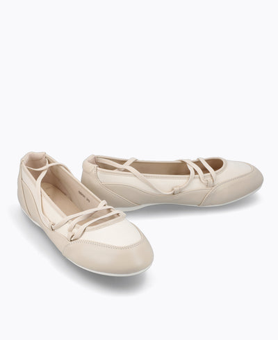 Zelda Ballerina Sneakers - Beige