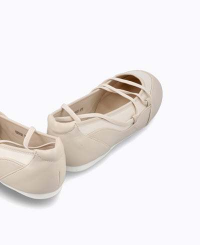 Zelda Ballerina Sneakers - Beige