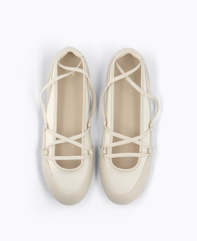 Zelda Ballerina Sneakers - Beige