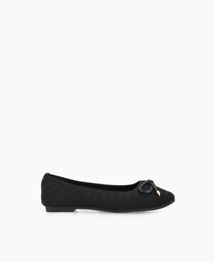 Akira Ballerina Flats - Black