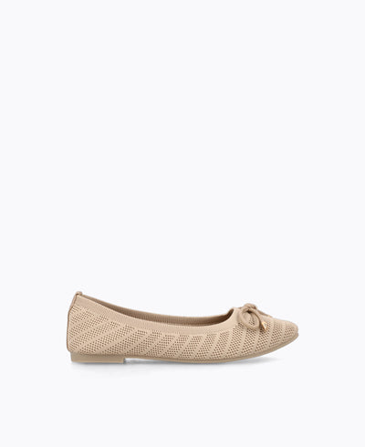 Akira Ballerina Flats - Nude