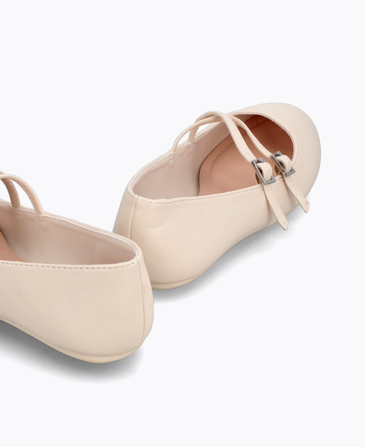 Allie Mary Jane Flats - Beige