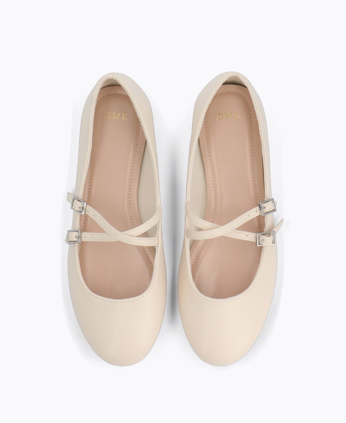 Allie Mary Jane Flats - Beige