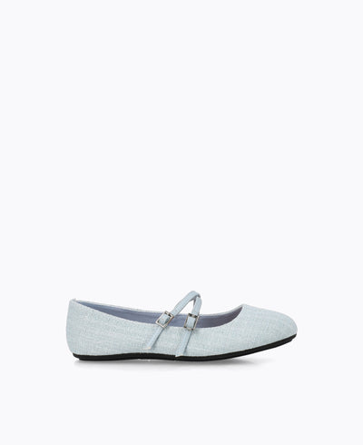 Allie Mary Jane Flats - Blue