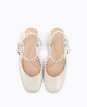 Alora Heel Pumps - Beige