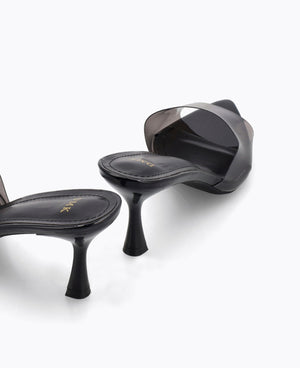 Ariel Heel Sandals - Black