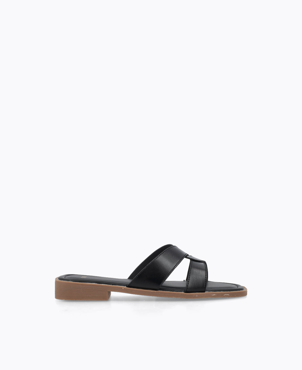 Billie Flat Sandals - Black