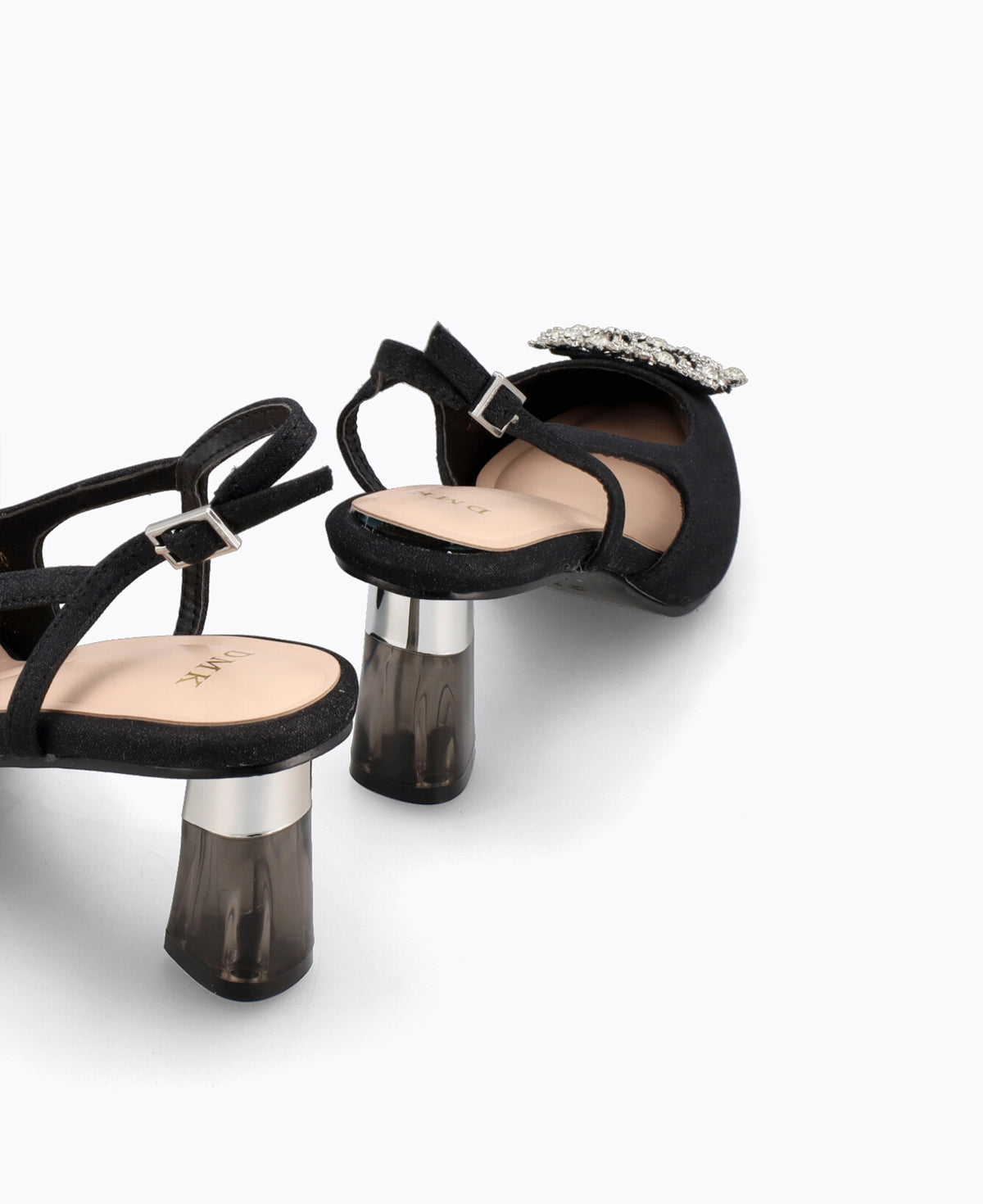 Briella Slingback Heel Pumps - Black