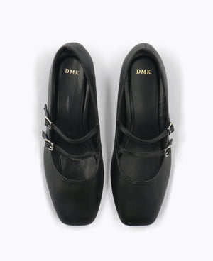 Carrie Mary Janes V2 - Matte Black