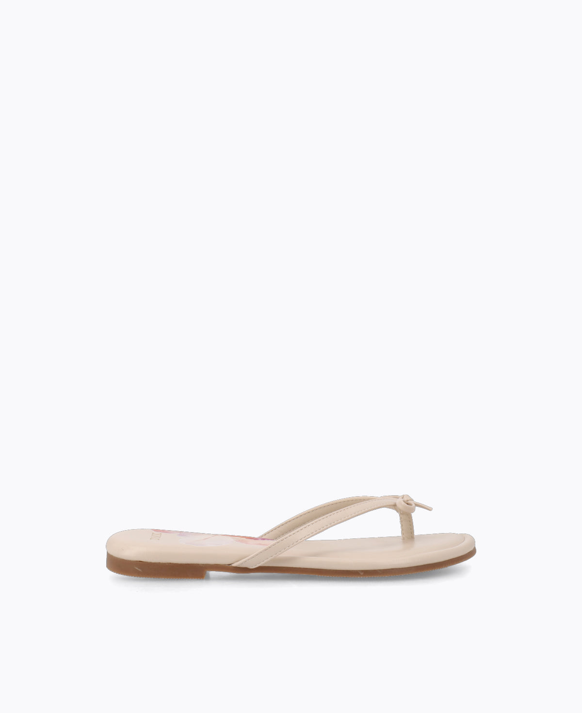 Celeste Thong Flat Sandals - Beige