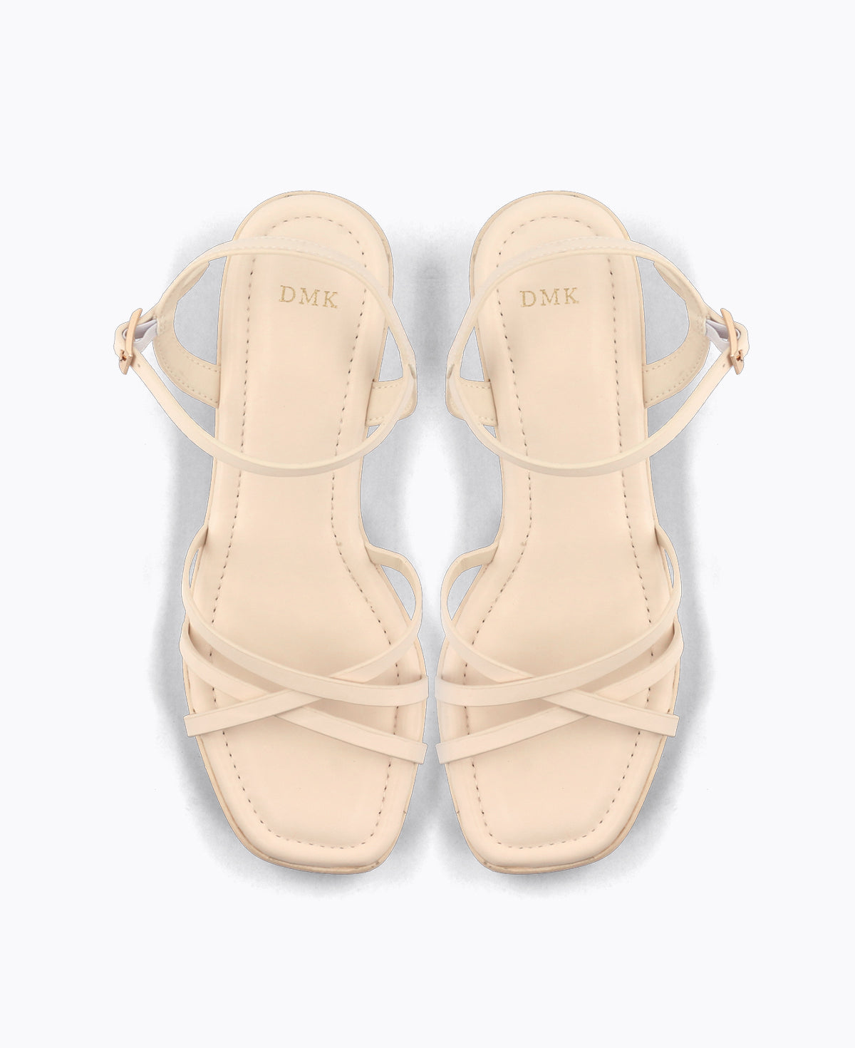 Celestial Platform Heel Sandals - Beige