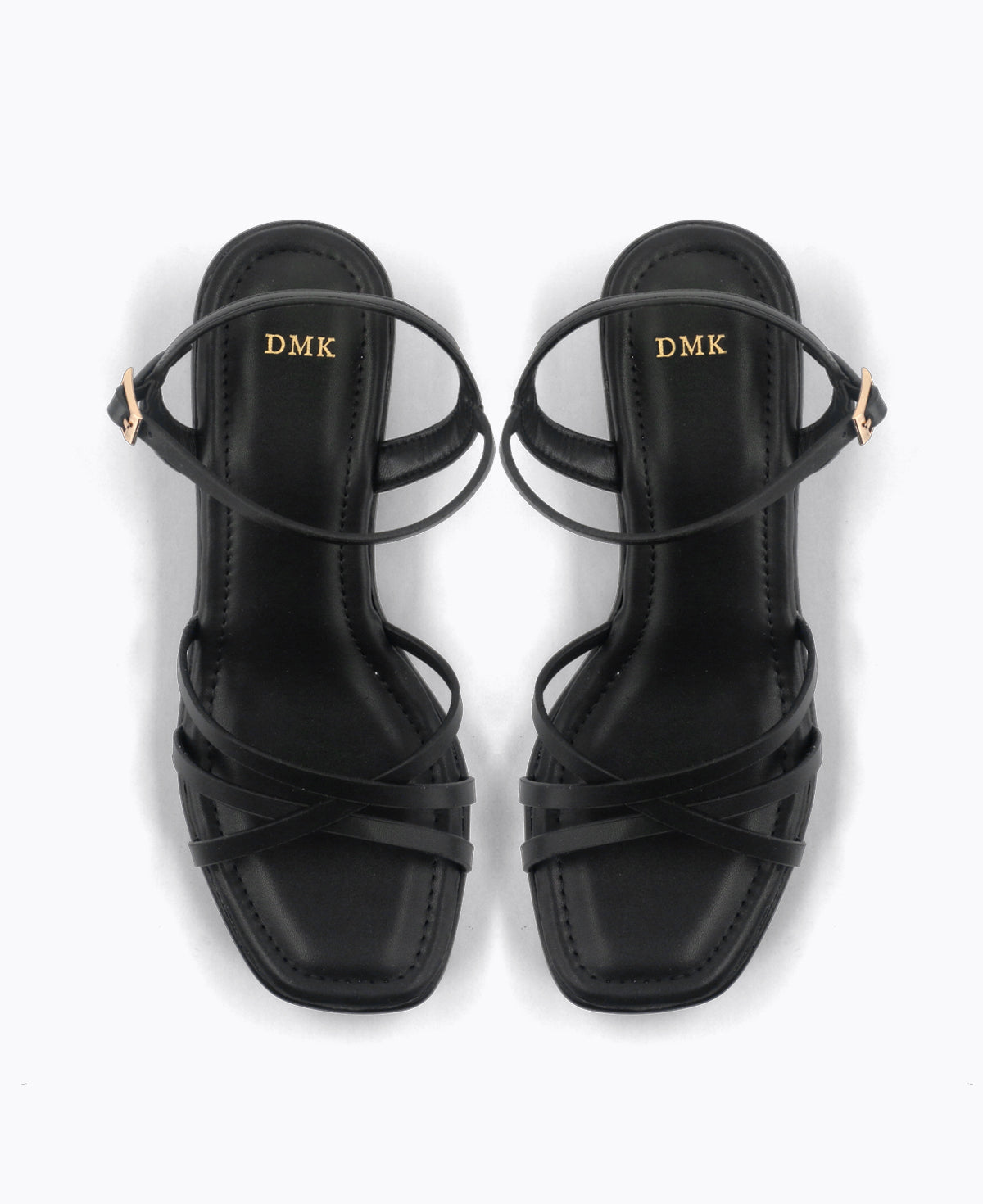 Celestial Platform Heel Sandals - Black