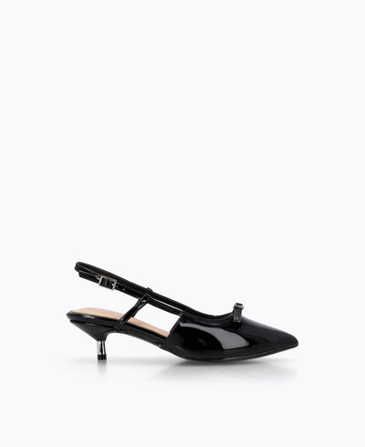 Celine Slingback Heel Pumps - Black