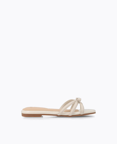Chernice Flat Sandals - Beige