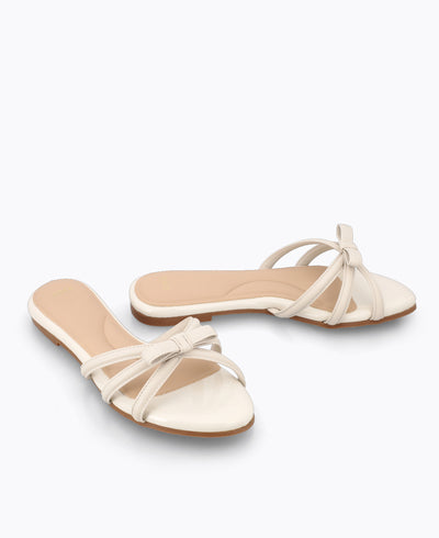 Chernice Flat Sandals - Beige