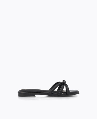 Chernice Flat Sandals - Black