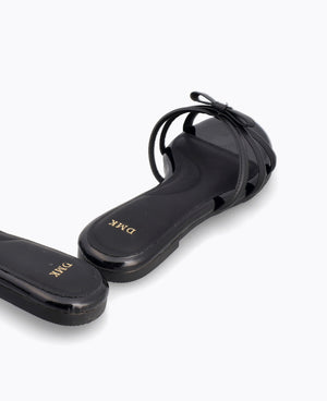 Chernice Flat Sandals - Black