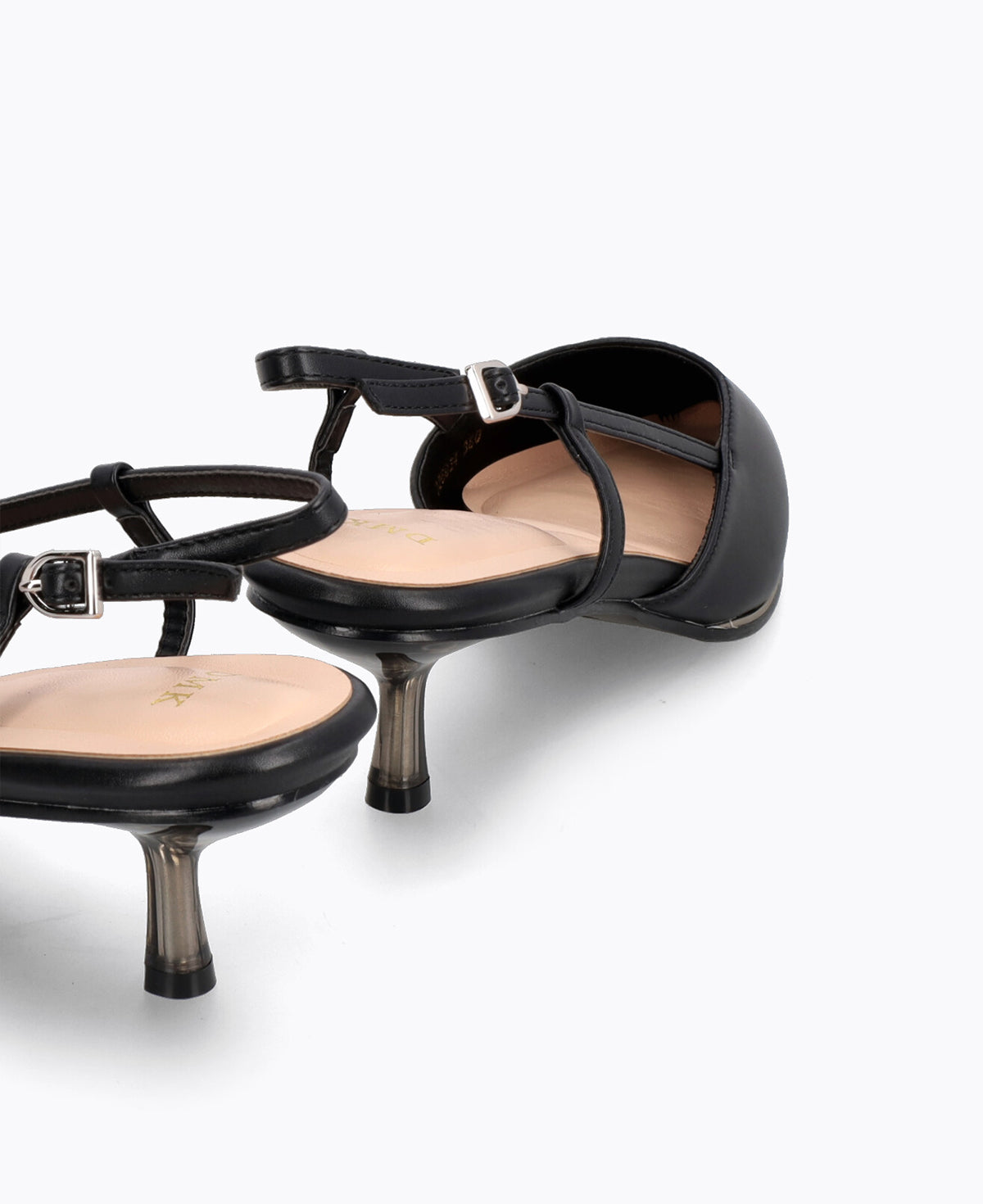 Clara Slingback Heel Pumps - Black