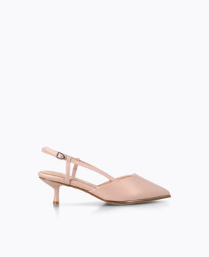 Clara Slingback Heel Pumps - Pink