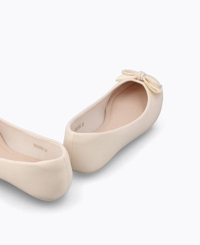 Claudia Ballerina Flats - Beige