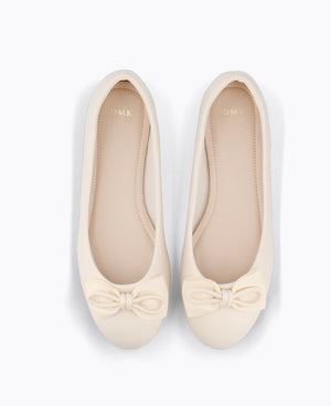 Claudia Ballerina Flats - Beige