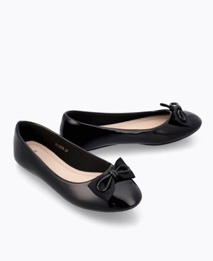 Claudia Ballerina Flats - Black