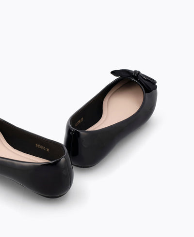 Claudia Ballerina Flats - Black
