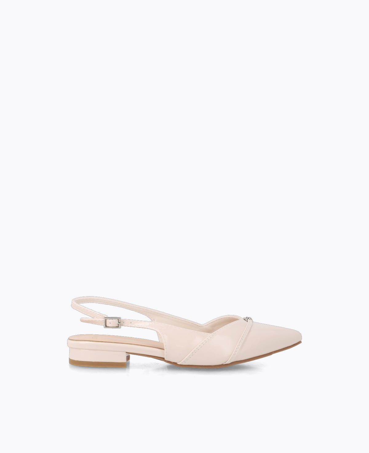 Colette Slingback Heel Pumps - Beige