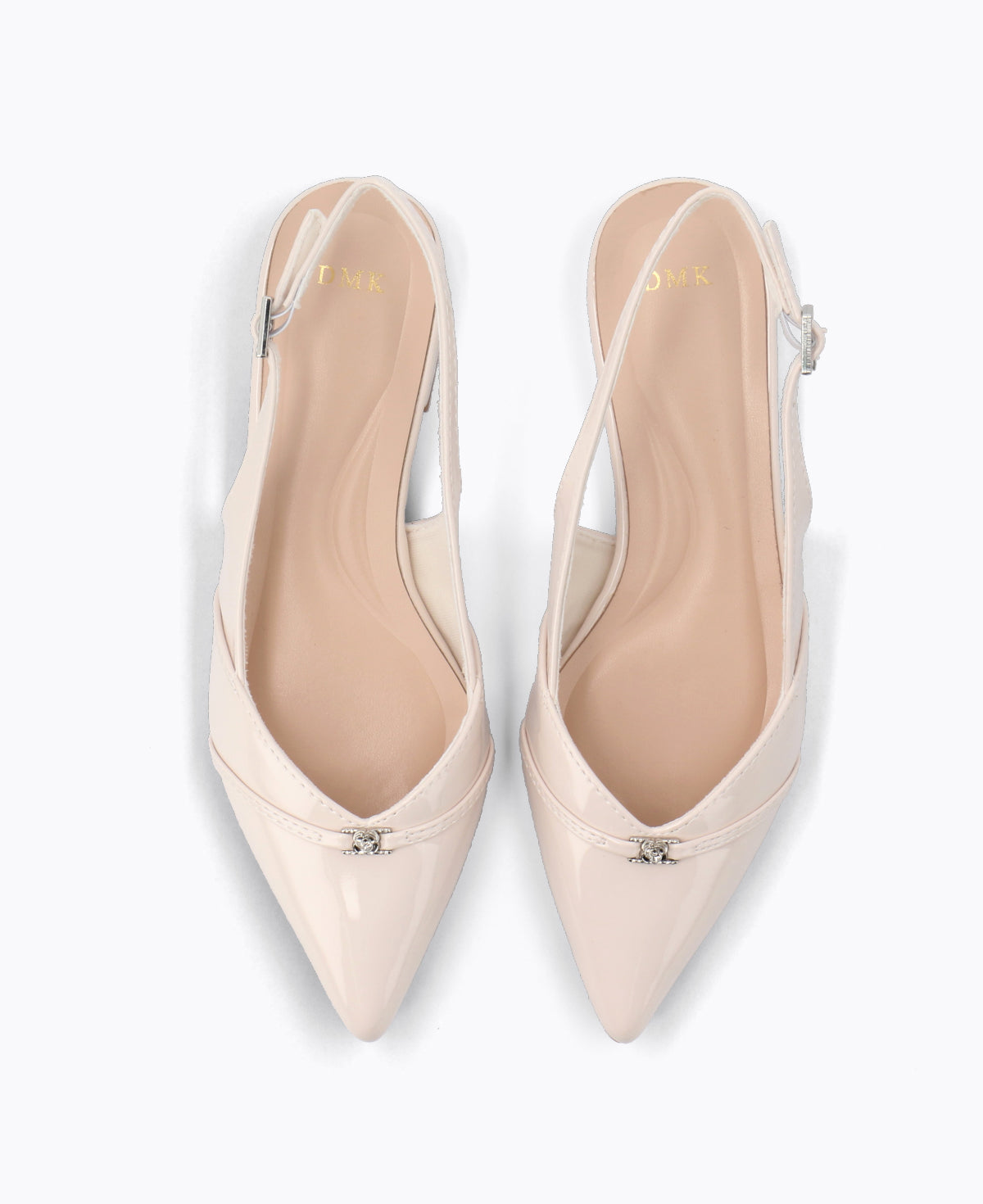 Colette Slingback Heel Pumps - Beige