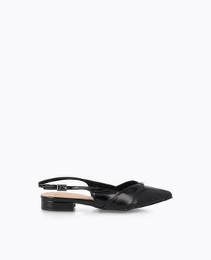Colette Slingback Heel Pumps - Black