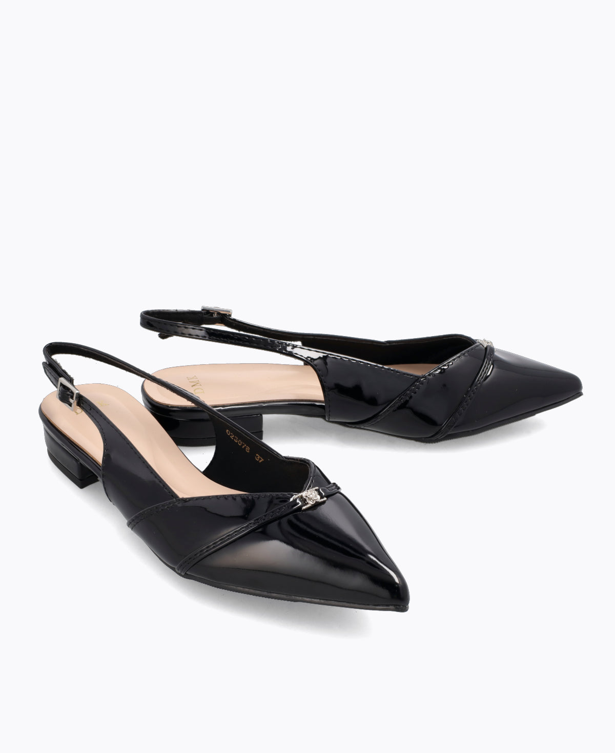 Colette Slingback Heel Pumps - Black