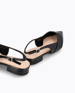 Colette Slingback Heel Pumps - Black