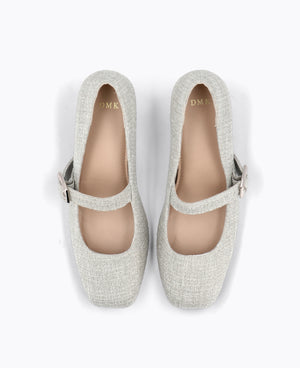 Delphi Mary Janes - Grey
