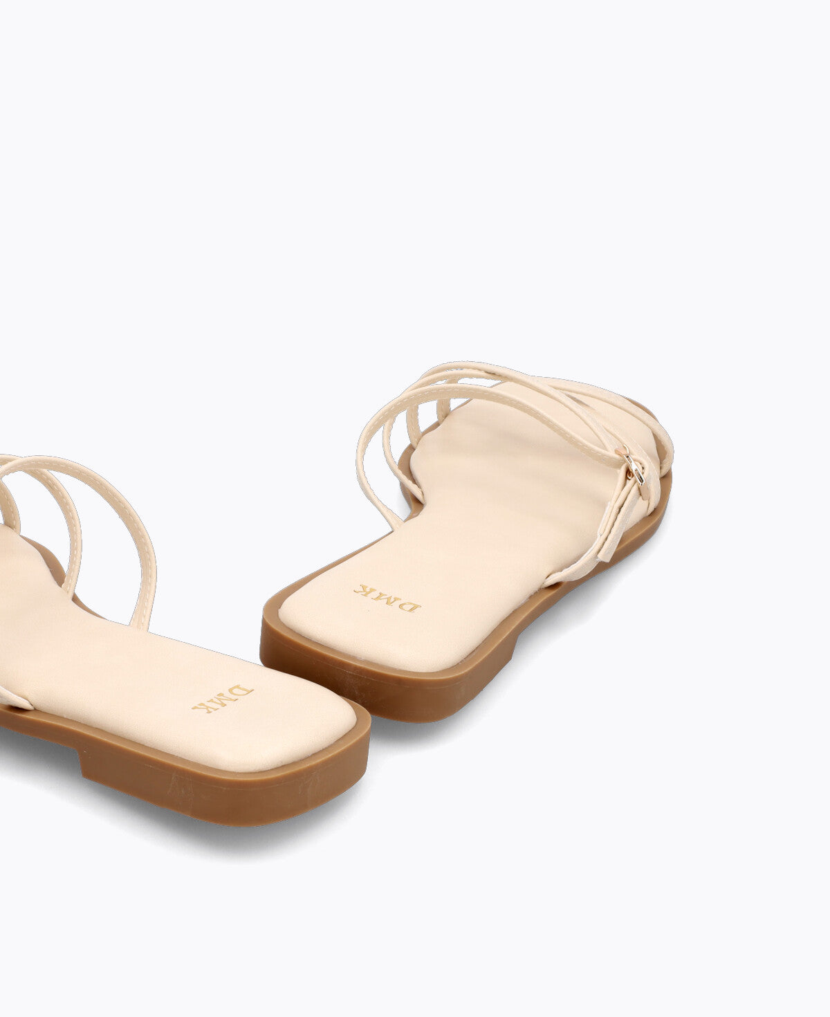 Elly Flat Sandals - Beige