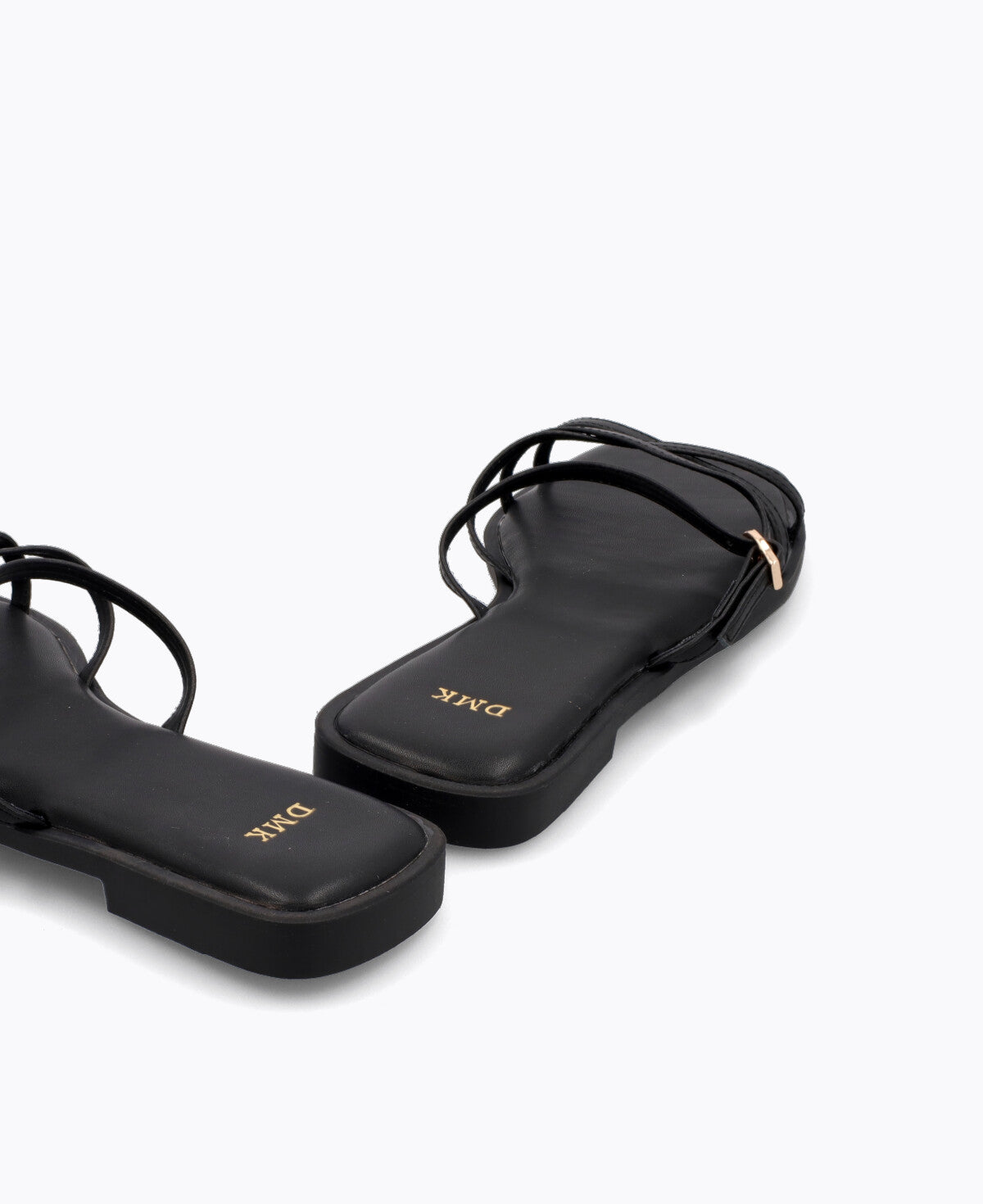 Elly Flat Sandals - Black